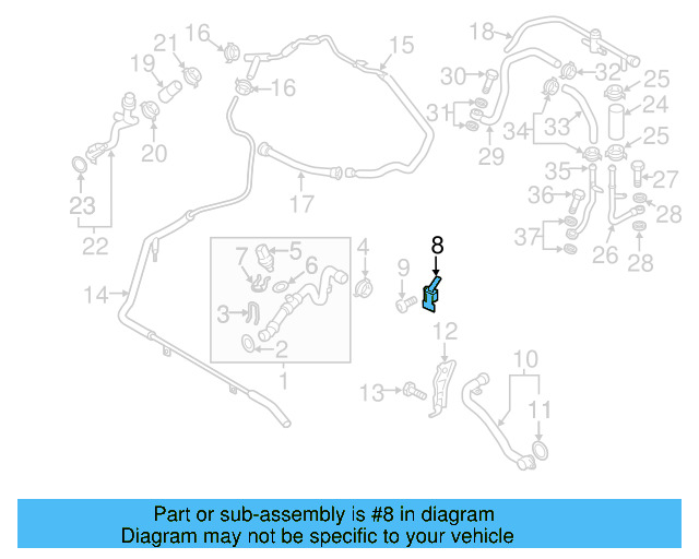 Holder 7P6-121-079-H - View 3