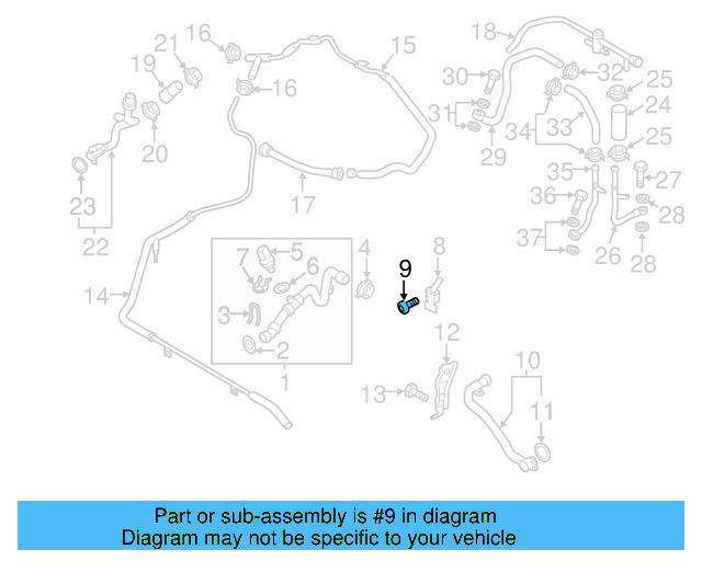 Pressure Pipe Bolt N-910-438-01 - View 6