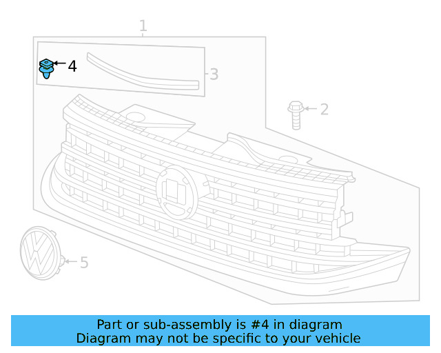 Front Seal Clip 3D0-823-717 - View 28