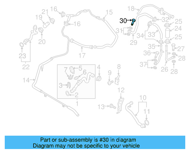 Pressure Pipe Bolt N-910-438-01 - View 4