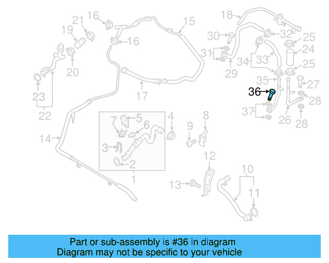 Pressure Pipe Bolt N-910-438-01 - View 7