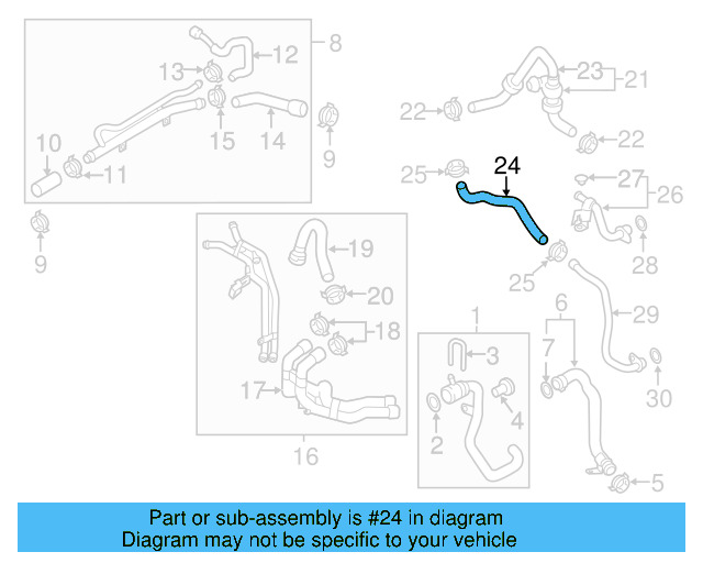 Rear Hose 7P6-121-157-D - View 3