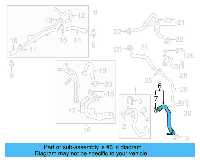 Inlet Pipe 7P0-121-065-M - View 7