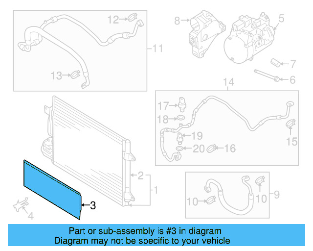 Lower Grille 1K9-853-677-A-9B9