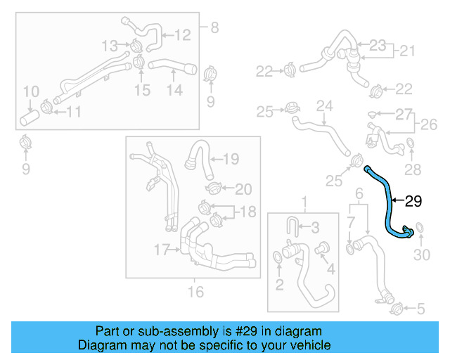 Outlet Pipe 7P0-121-065-AC