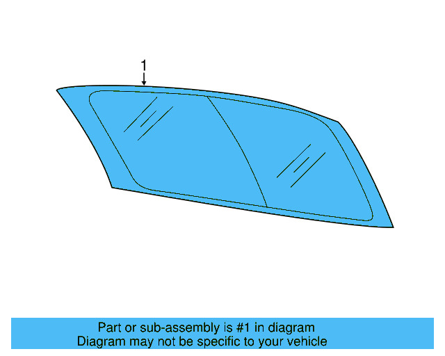 Lift Gate Glass 5C5-845-051-F - View 6