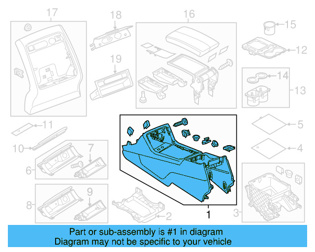 Console Body 7P1-863-241-B-COG - View 5
