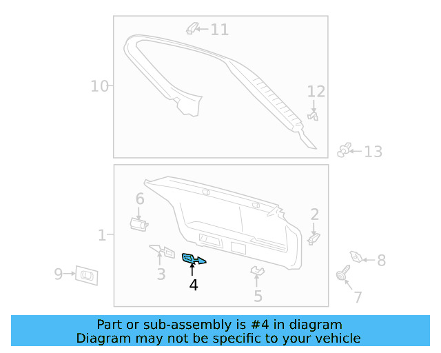 Side Trim Panel Screw N-906-986-06 - View 117