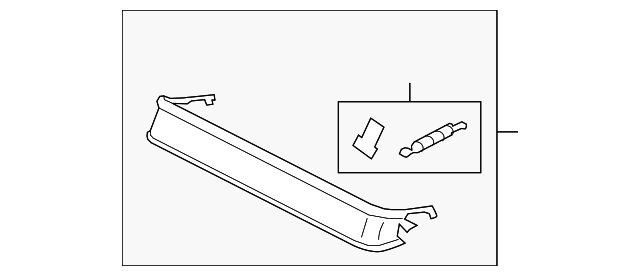 Air Deflector 7P0-877-651-B-9B9 - View 2