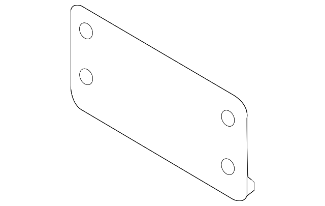 License Bracket 3C8-807-285-9B9