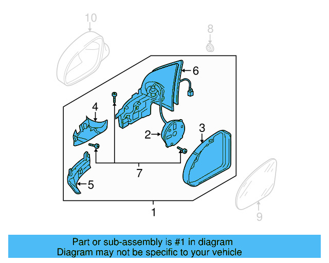 Housing Assembly 1K1-857-508-CT-9B9 - View 3
