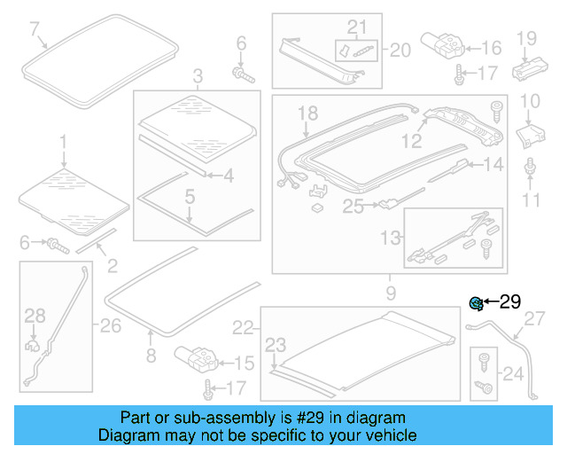 Drain Hose Front Bracket 8R0-877-244 - View 11