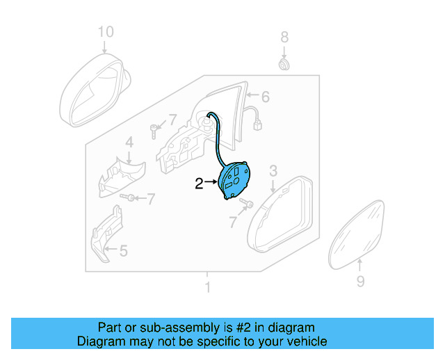 Adjust Motor 3D0-959-578-B
