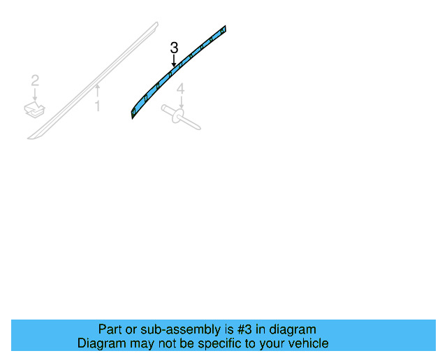 Retaining Strip 7P6-854-541 - View 2