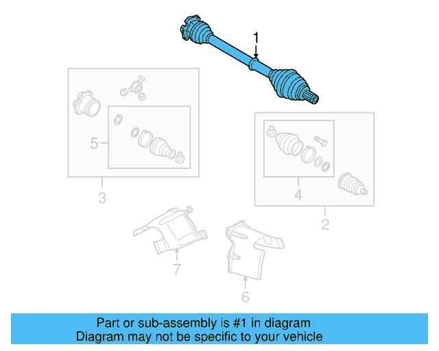 Axle Assembly 4E0-407-271-A - View 3