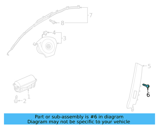 Ft Seat Air Bag Bolt N-907-912-01 - View 16