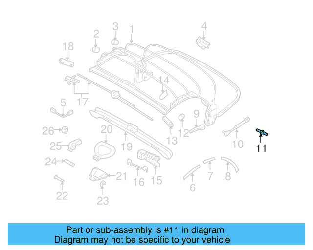 Strut Ball Stud 1Y0-871-437 - View 3