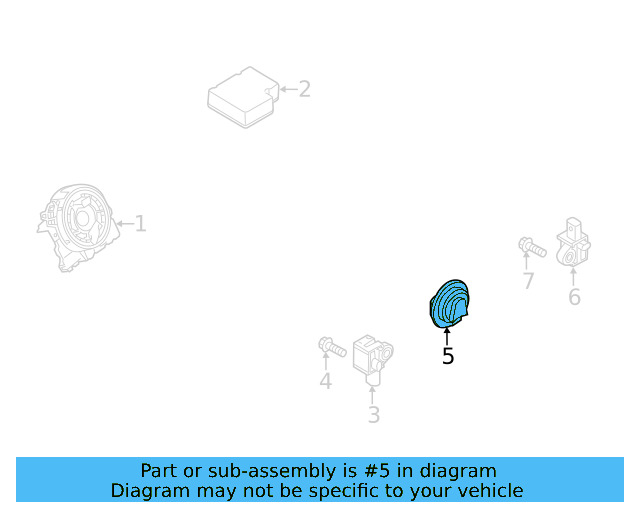 Side Impact Sens 561-959-354 - View 6