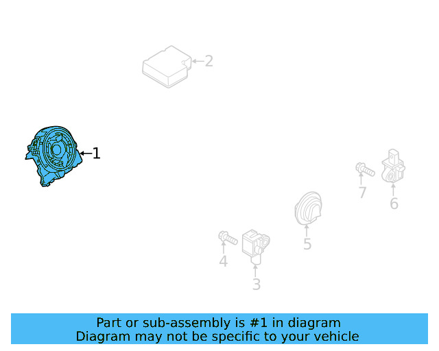 Clock Spring 5K0-953-569-BC - View 3