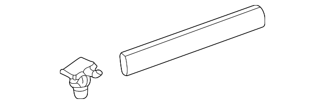 Side Molding (Unpainted) 3b0898571gru