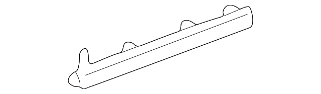 Side Molding (Unpainted) 3b0898573gru - View 3