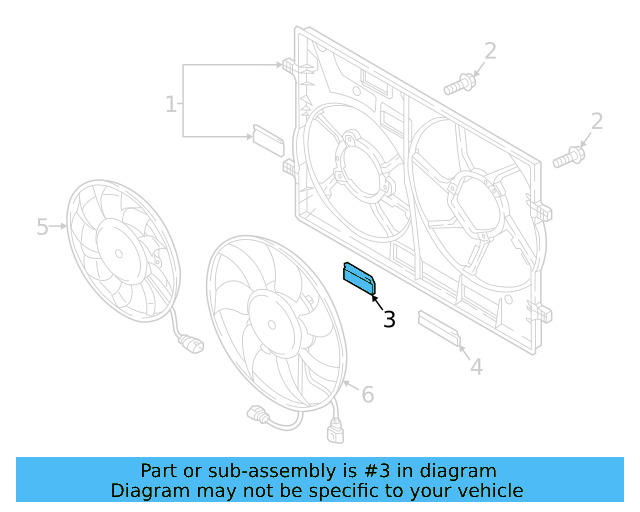 Louver 5Q0-121-223-C