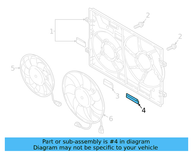 Louver 5Q0-121-223-B - View 4