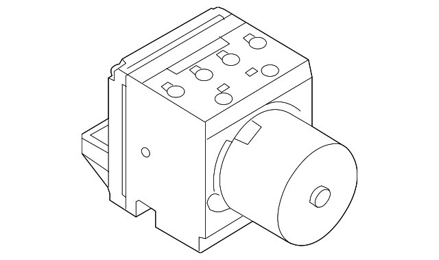 ABS Control Unit 3C0-614-109-A-BEF