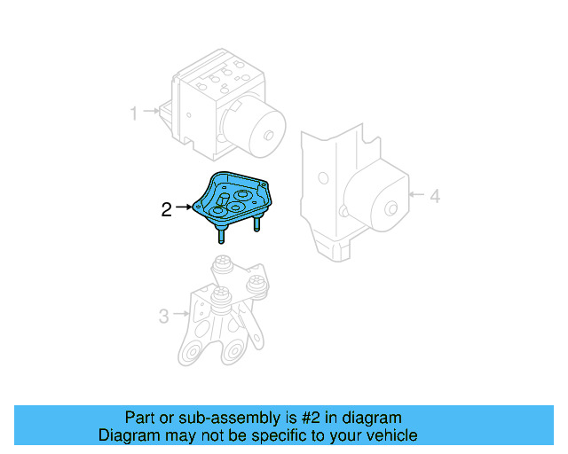 Mount Bracket 3C0-614-235-A - View 5
