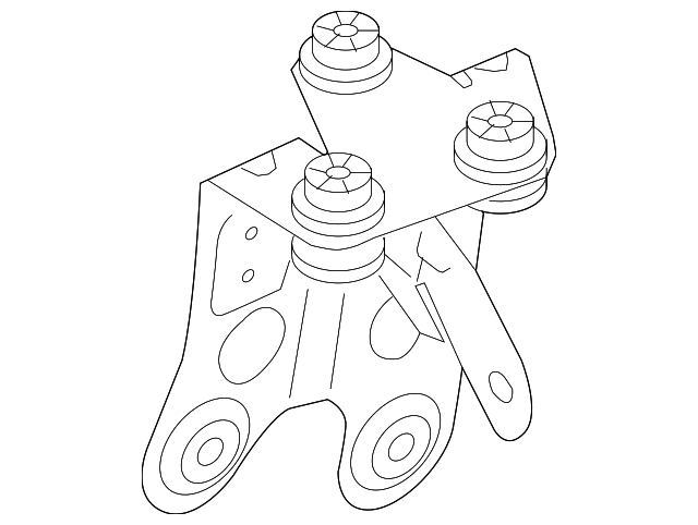 Support Bracket 3C1-614-235-B - View 4