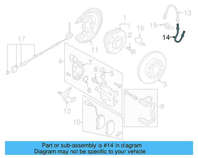 Brake Hose 1K0-611-775-C - View 20