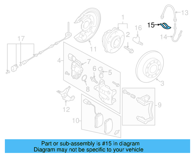 Brake Line 3C0-611-763-A - View 10