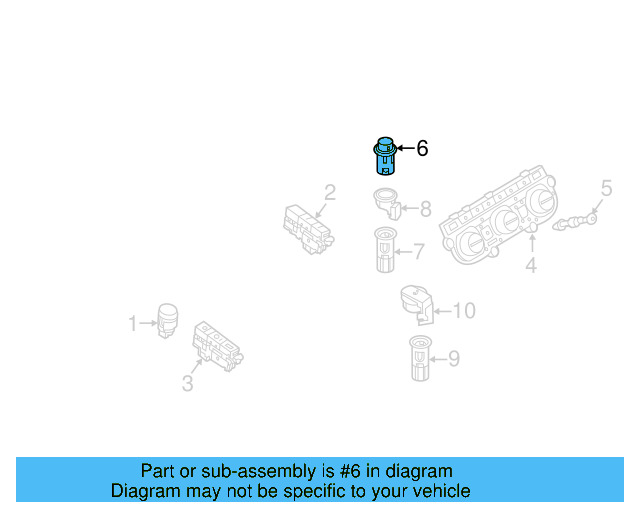 Cigarette Lighter Element 1J0-919-307-9B9