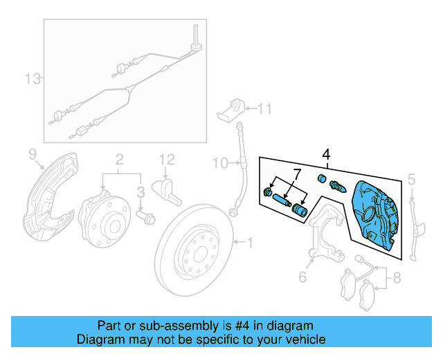 Caliper 1K0-615-124-E