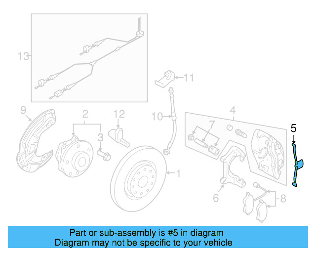 Brake Pads Retainer Spring 1K0-615-269 - View 7