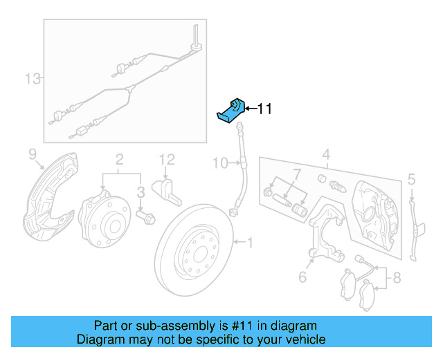 Bracket 1K0-611-846-B - View 56