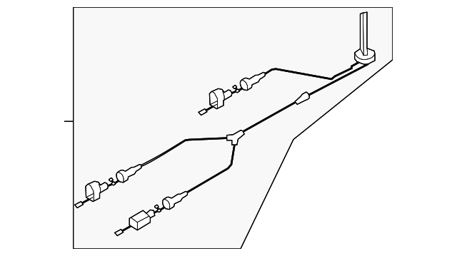 ABS Wheel Speed Sensor Wiring Harness 3C0-927-904-T - View 2
