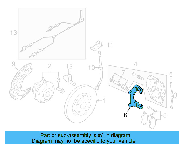 Caliper Mount 3C0-615-125 - View 13