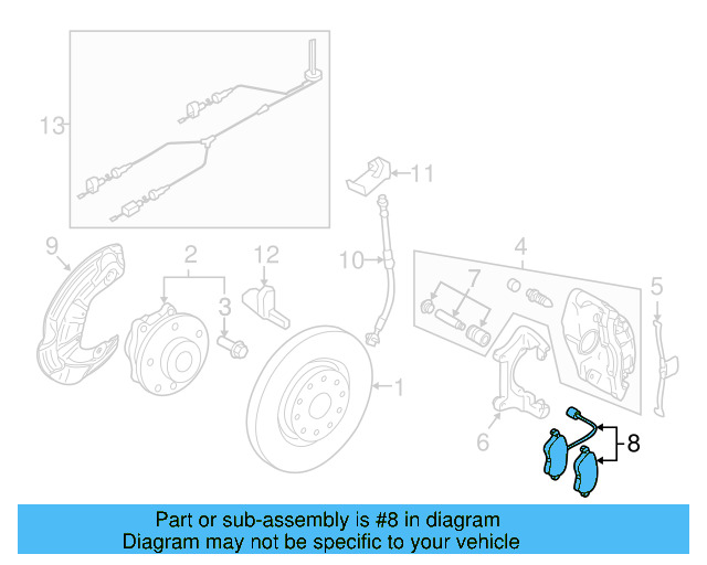 Brake Pads Front 1K0-698-151-P - View 11