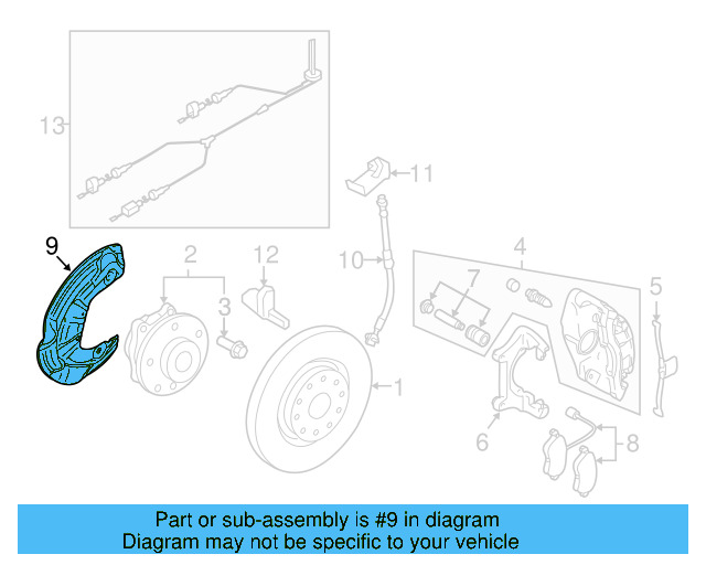 Splash Shield 1K0-615-312-F - View 65