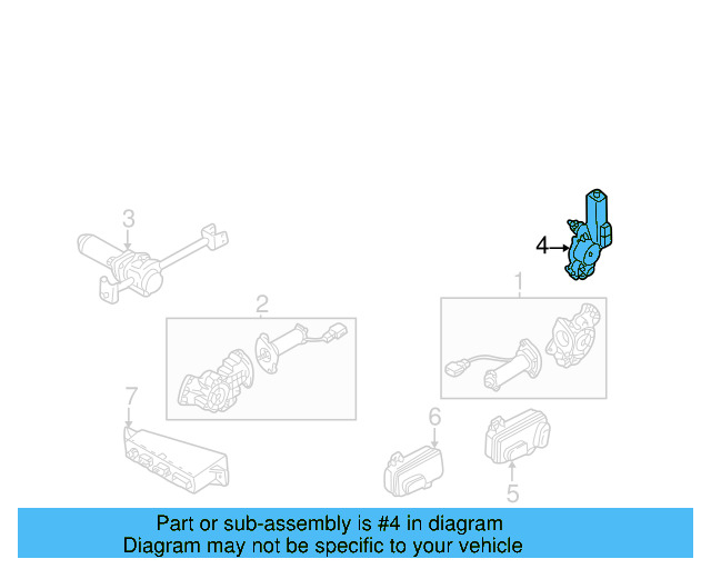 Motor & Gear 3B0-959-762-AF - View 9