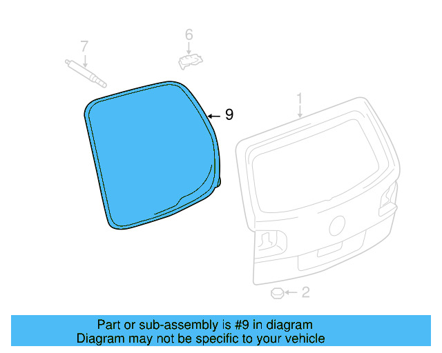 Weatherstrip 7L6-827-705-K - View 5