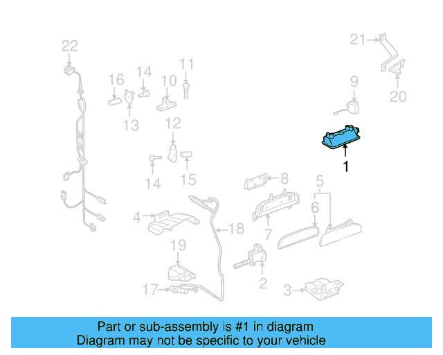 Handle 7L6-827-609 - View 3