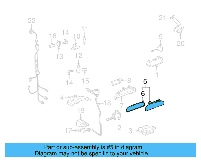 Handle 7L6-827-609 - View 5
