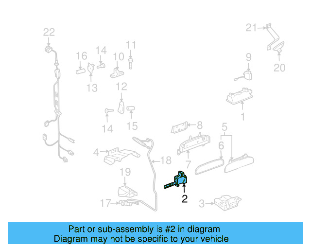 Lock Actuator 7L6-827-238 - View 4