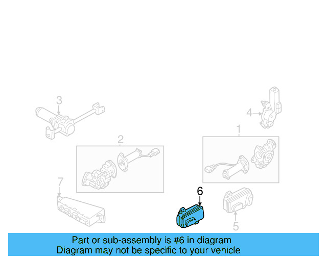 Seat Switch 3B0-959-766-A-01C - View 9
