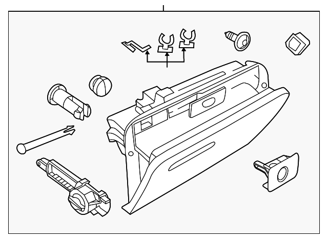 Glove Box Assembly 5C1-857-097-G-PX7 - View 2