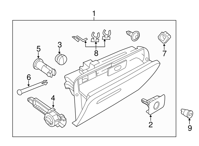 Lock Cylinder 107-857-113-JC - View 9