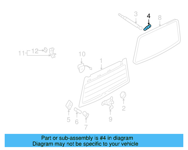 Support Cylinder Ball Stud N-905-292-03 - View 3