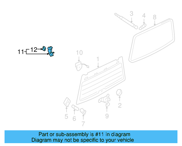 Lock 7L6-827-501-B - View 3